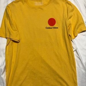 Outdoor Voices Unisex T Shirt Size Small NWT